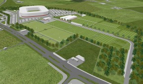 Aberdeen Stadium - Vue 3D du projet