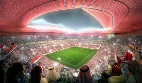 Al Bayt Stadium - Version beige - intérieur
