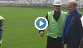 Alain Juppé trace la première ligne du Nouveau Stade de Bordeaux