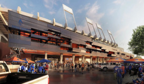 Albertsons Stadium - Rénovation 2020 - extérieur
