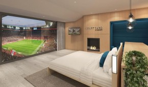 Allianz Arena - Chambre avec vue sur le terrain pour Marriott Hotel - copyright Marriott