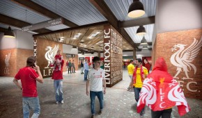 Nouvelles images des coursives d'Anfield