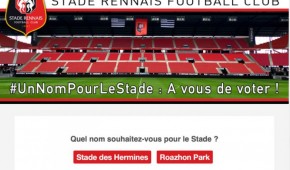 Appel aux votes pour le futur nom du Stade de Rennes