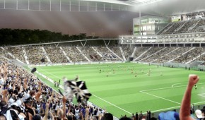Arena Corinthians : Vue 3D d'un match