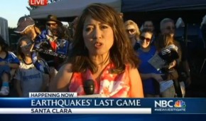 Au revoir au Buck Shaw Stadium par les fans des Earthquakes
