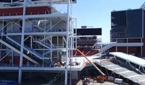 Avancée des travaux du Levi's Stadium en Mars 2014