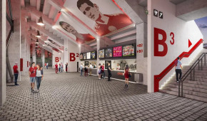 Balgarska Armiya Stadion - Coursives - projet avril 2023