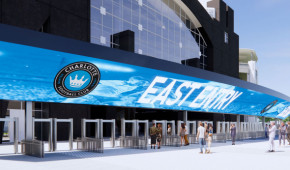 Bank of America Stadium - Projet rénovation 2022 - Entrée - copyright Charlotte FC