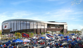 Buffalo Bills Stadium by Populous - Vue du parking