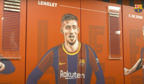 Nouvelles couleurs du vestiaire du FC Barcelone
