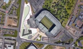 Celtic Park - Vue aérienne du projet