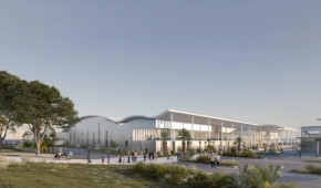 Complexe sportif de Chantereyne - Extérieur du projet de rénovation - mars 2022