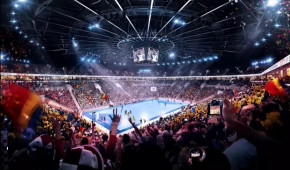 CSM București Handball Arena - Vue intérieure du projet