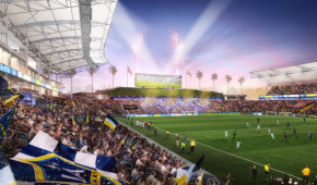 Dignity Health Sports Park - Vue vers le safe standing