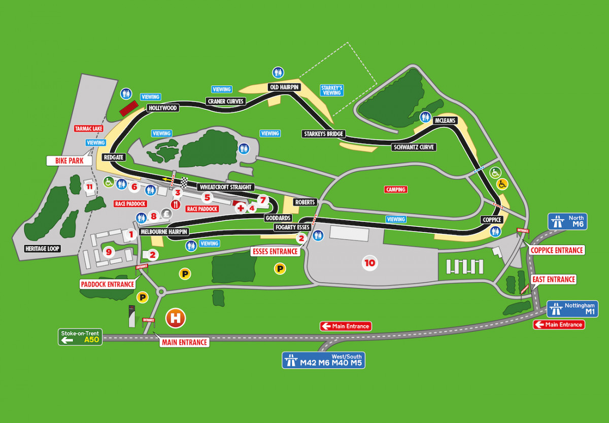 Galerie d'images de Donington Park Circuit •