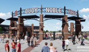 Dudy Noble Field at Polk-Dement Stadium - Projet Entrance - copyright Populous