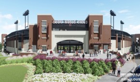 Dudy Noble Field at Polk-Dement Stadium - Projet Home Entrance - copyright Populous