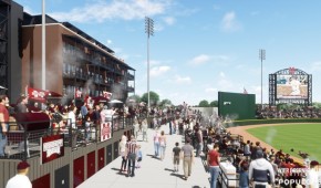 Dudy Noble Field at Polk-Dement Stadium - Projet Left Lounge - copyright Populous