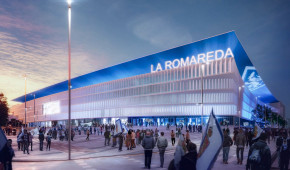 Estadio de La Romareda - Projet mai 2022 - Entrée de nuit