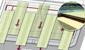 Estadio Santiago Bernabéu - Pelouse rétractable pour le projet de rénovation