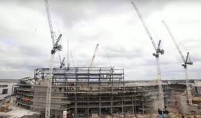 Time lapse du futur stade des Spurs