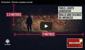 Etrange tunnel sous un stade de Toronto