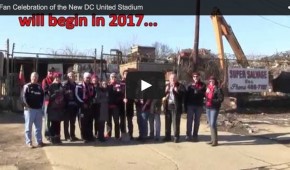 Fans du D.C. United sabrent le champagne pour leur futur stade