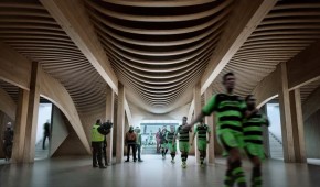 Forest Green Eco Park Stadium - Couloir des joueurs - copyright Reuters