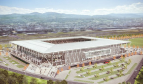 Freiburg Stadion - Vue aérienne du projet