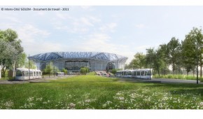 Grand Stade de Lyon : Tramway