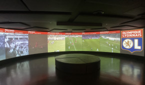 Groupama Stadium - Musée - Multi écran - mai 2022 - copyright OStadium.com