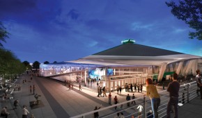 Rendus de la rénovation du KeyArena de Seattle par Populous