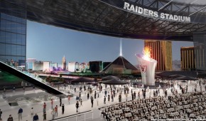 Las Vegas NFL Stadium - Plaza - copyright Manica Architecture