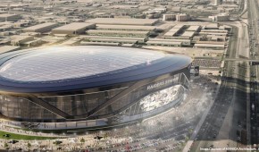 Las Vegas NFL Stadium - Vue de haut - copyright Manica Architecture