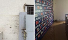 Le Stade de la Mosson sous les eaux