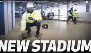 Le capitaine des Spurs nous fait découvrir les coursives du futur stade