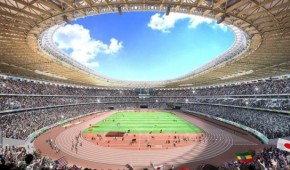 National Stadium of Japan - Vue de l'intérieur du projet retenu - copyright Kengo Kuma