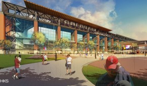 New Arlington Ballpark - Plaza - copyright HKS