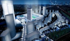 New Queens Park : Vue aérienne en 3D du projet