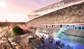 New Stadium for Milano - La façade des deux cercles - copyright Manica