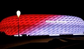 Nouveau système de lumière sur l'Allianz Arena