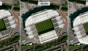 Old Trafford - Projet d'agrandissement - copyright StadiumDB.com