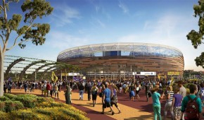 Perth Stadium : Entrée du public