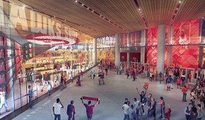 Philips Arena - Coursives - copyright HOK