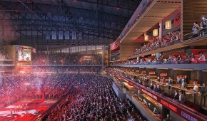 Philips Arena - Vue parquet de la rénovation - copyright Atlanta Hawks