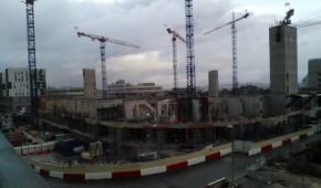 Photos du chantier de l'Arena 92 du Racing