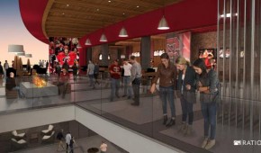PNC Arena - Espace lodge du projet de rénovation