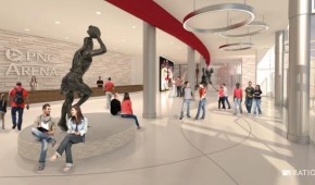 PNC Arena - Vue intérieure du projet de rénovation