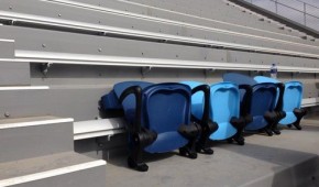 Premiers sièges du futur stade des San Jose Earthquakes