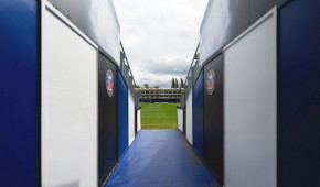 Recreation Ground, Bath - Couloir d'entrée des joueurs